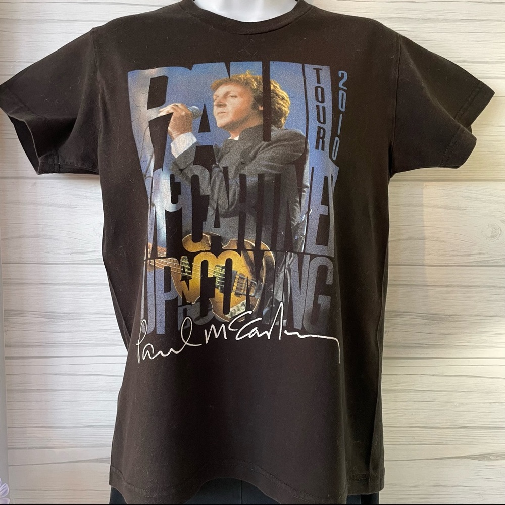 Paul McCartney-2010 Tour Band tee shirt.